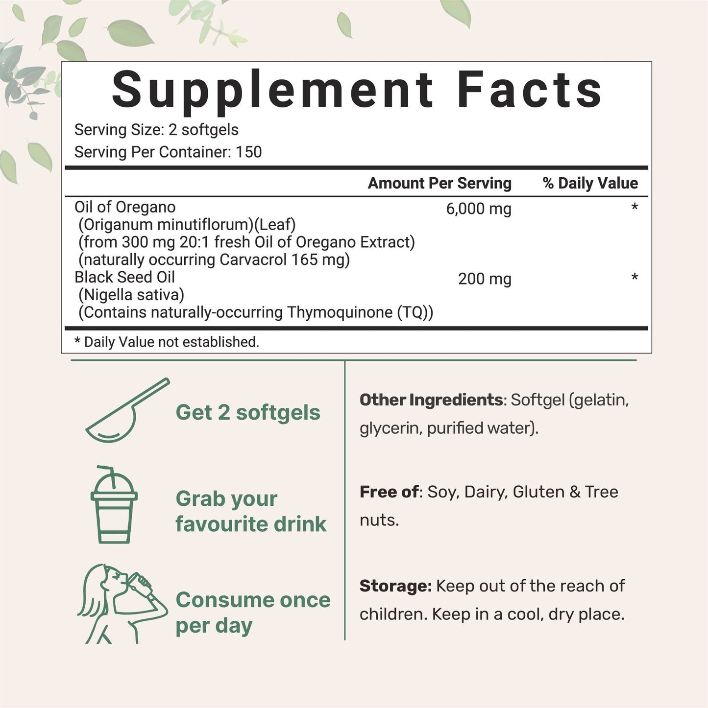 Velano Oil Of Oregano Softgels